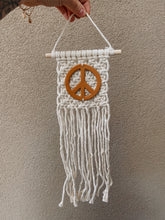 Load image into Gallery viewer, Mini Peace Wall Hanging - mustard