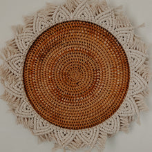 Load image into Gallery viewer, LARGE RATTAN WALL HANGING