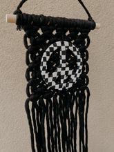 Load image into Gallery viewer, Mini Peace Wall Hanging - black checker