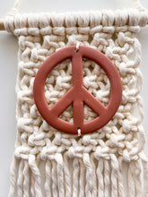 Load image into Gallery viewer, MINI PEACE WALL HANGING-TERRACOTTA