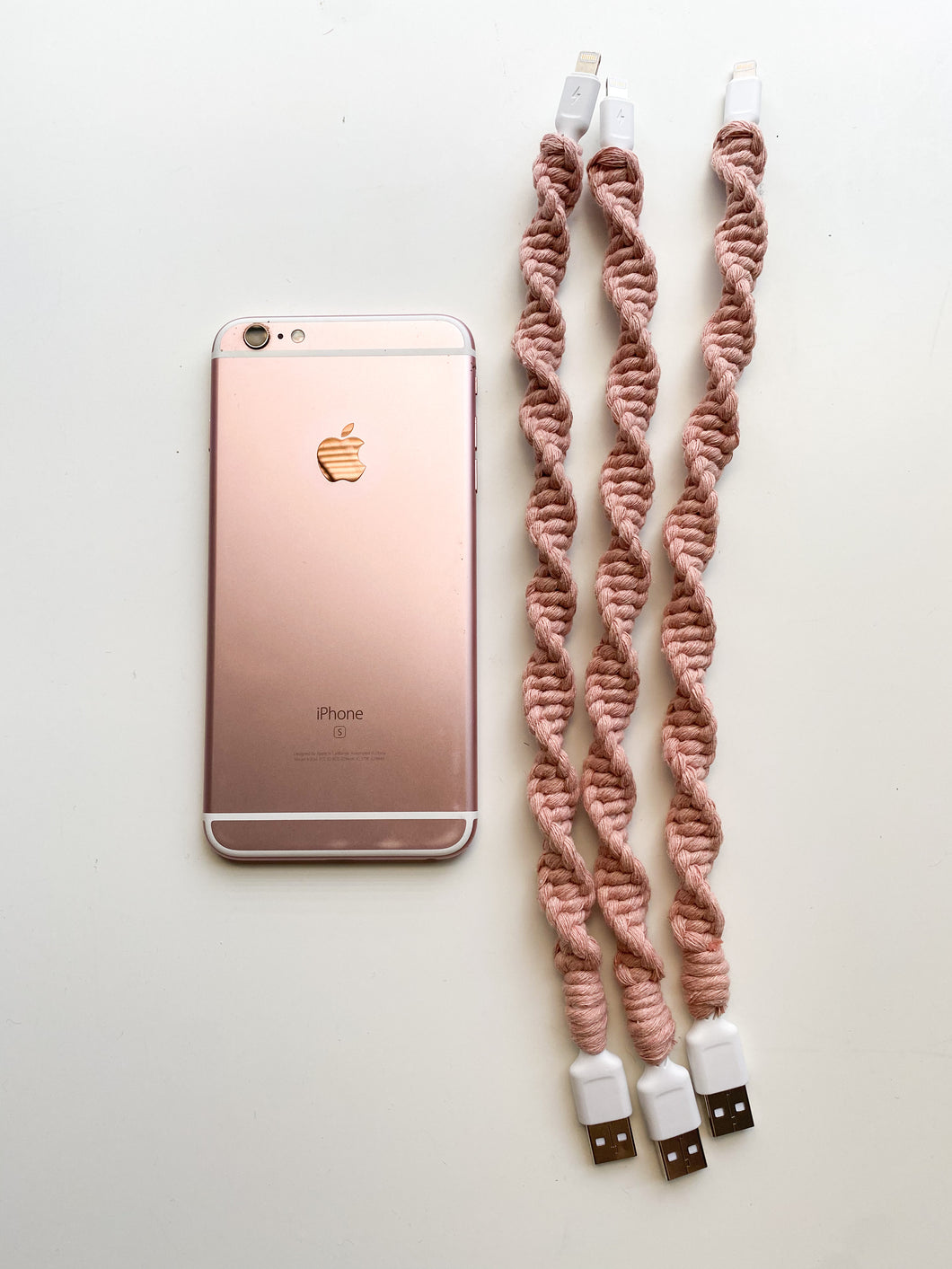 PINK - 1FT USB Charging Cord