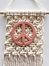 Load image into Gallery viewer, MINI PEACE WALL HANGING-PINK